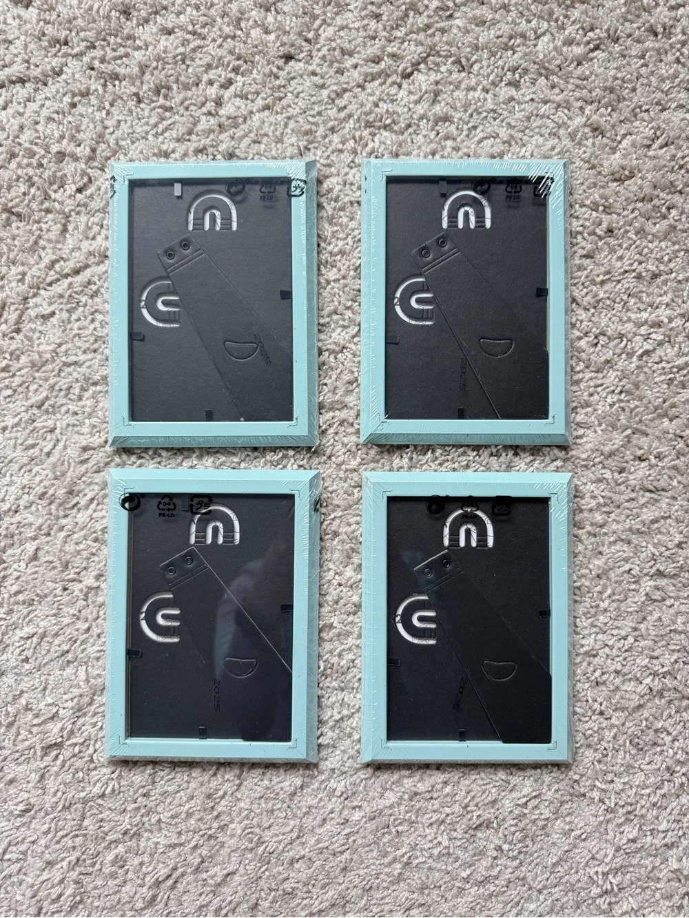 IKEA FISKBO Light Blue 10x15cm 4x6” Photo Frames - Set of 4 NWT